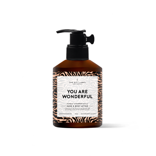 The Gift Label | Hand en Body Lotion | You Are Wonderful