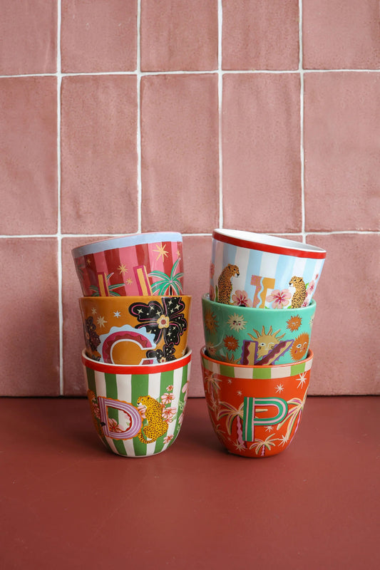 All The Luck In The World - Monogram Cups