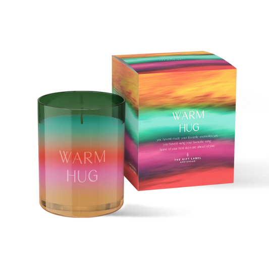 The Gift Label | Geurkaars in glas | Warm Hug