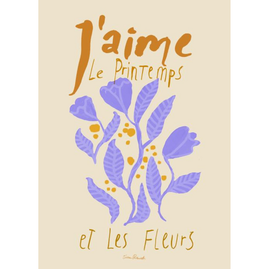 Poster - J'aime 30x40cm